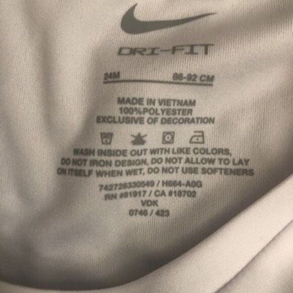 Nike Little girls 2PC Shorts Set Sunset Pulse Size 24 M - Picture 6 of 8